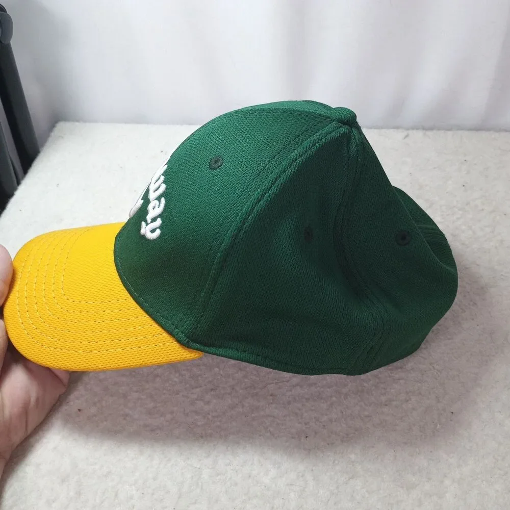 Callaway Odyssey FlexFit Golf Hat Green Yellow Fitted Cap Adult L/XL